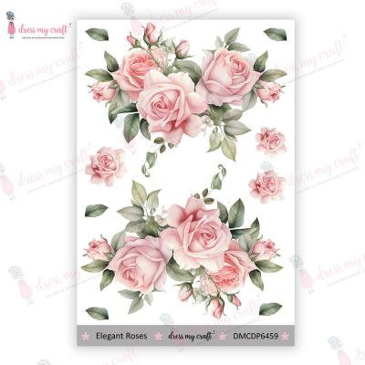 Dress My Craft Transfer Me Mini - Elegant Roses