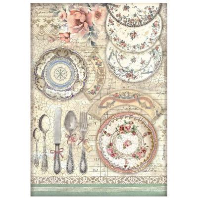Stamperia Brocante Antiques - Ceramic Plates