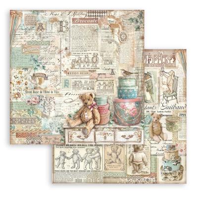 Stamperia Brocante Antiques Designpapier - Teddy Bear