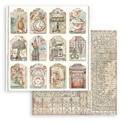 Stamperia Brocante Antiques Designpapier - Tags