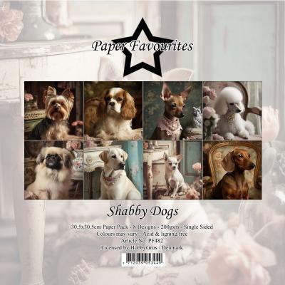Paper Favourites Paper Pack - Shabby Dogs