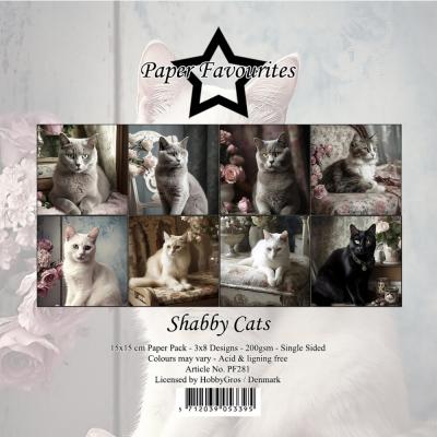 Paper Favourites Paper Pack - Shabby Cats