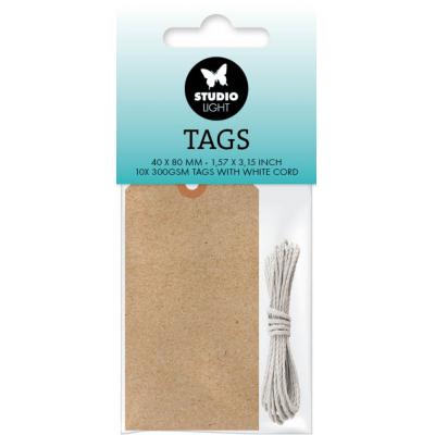 StudioLight Tags with White Cord