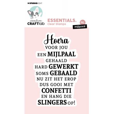 Creative Craftlab Stempel - Mijlpaal (NL)