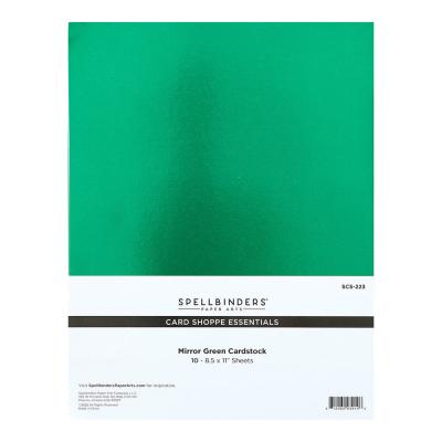 Spellbinders Mirror Cardstock - Green