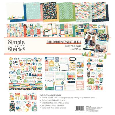 Simple Stories Pack Your Bags - Collector's Essential Kit