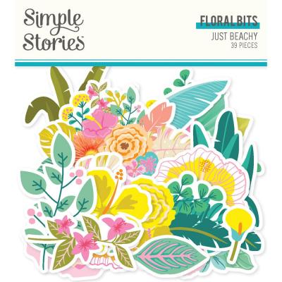 Simple Stories Just Beachy - Floral Bits