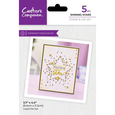 Crafter's Companion Stamp & Die Set - Shining Star