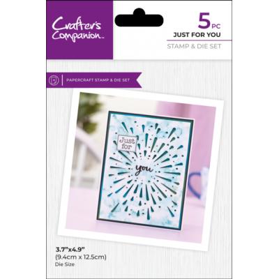 Crafter's Companion Stamp & Die Set - Just For You