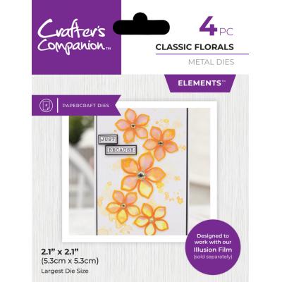 Crafter's Companion Fantasy Film Metal Dies - Classic Florals