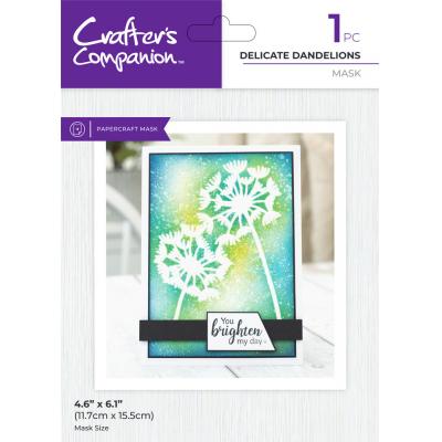 Crafter's Companion Stencil Mask - Delicate Dandelions