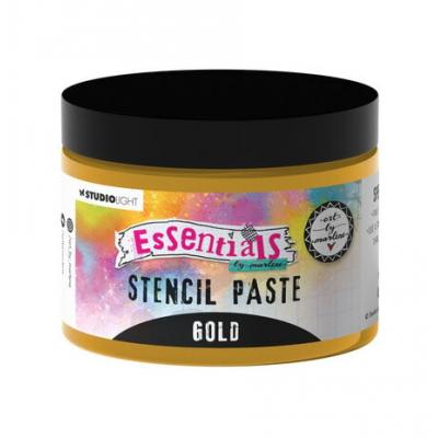 Art By Marlene Metallic Essentials Stencil Paste - Gold