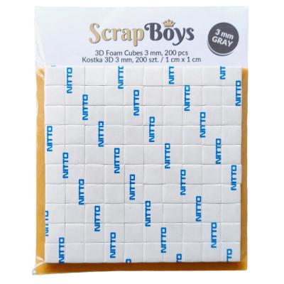 ScrapBoys 3D Foam 3mm Cubes