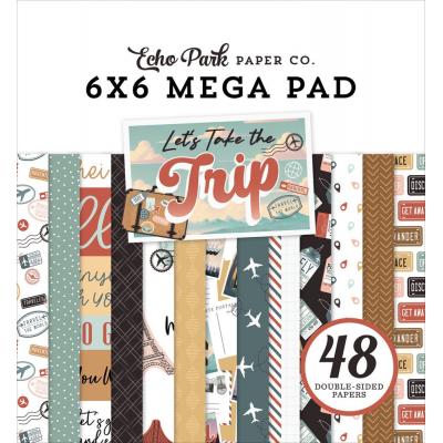 Echo Park Let's Take the Trip - Cardmakers Mega Pad