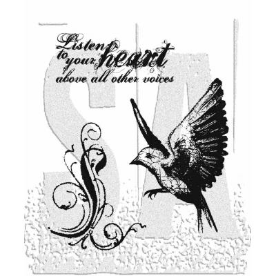 Stampers Anonymous Tim Holtz Stempel - Take Flight
