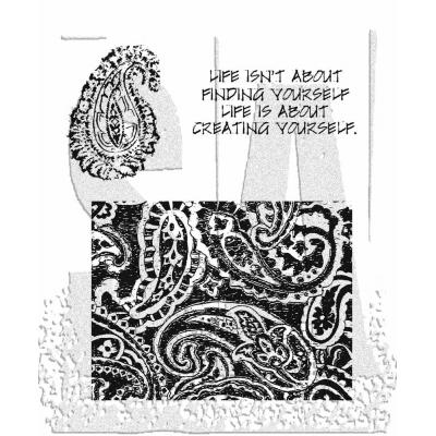 Stampers Anonymous Tim Holtz Stempel - Paisley Prints