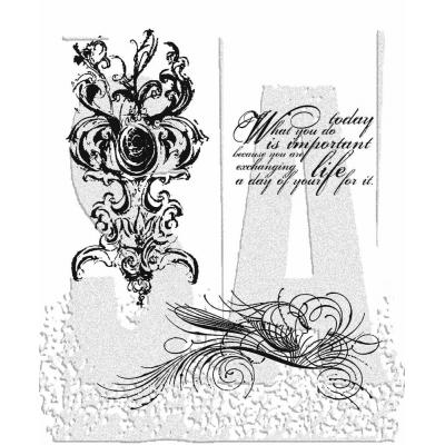 Stampers Anonymous Tim Holtz Stempel - Fancy Flourish