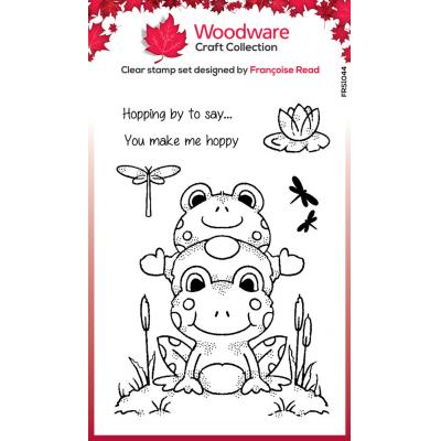 Woodware Stempel - Hopping Gnome