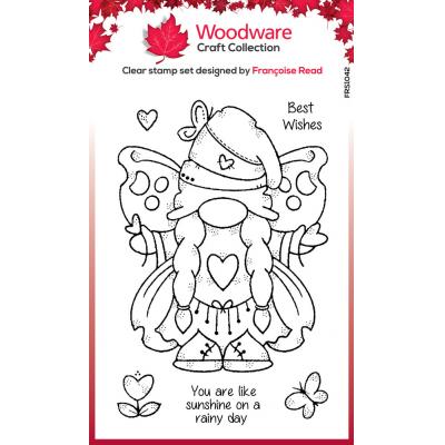 Woodware Stempel - Butterfly Norma