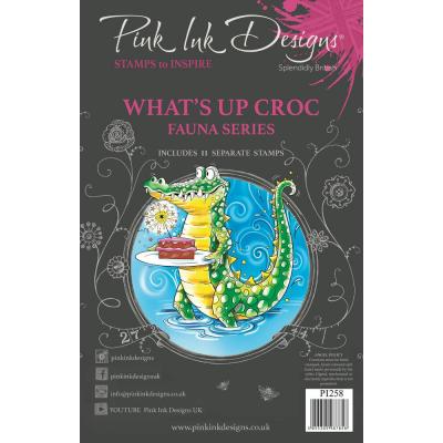 Pink Ink Designs Stempel - What's Up Croc?