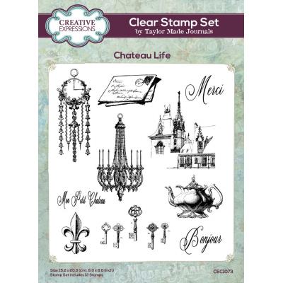 Creative Expressions Taylor Made Journals Stempel - Chateau Life