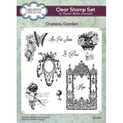 Creative Expressions Taylor Made Journals Stempel - Chateau Garden