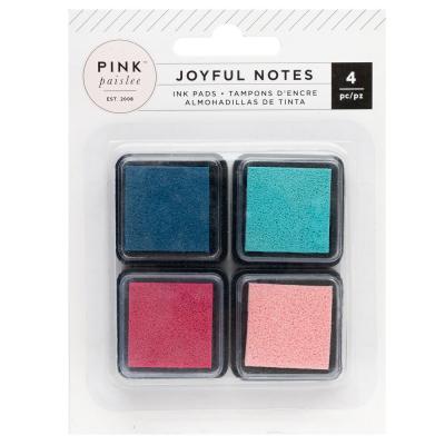American Crafts Pink Paislee Joyful Notes - Ink Pads