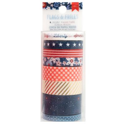 American Crafts Flags & Frills - Washi Tape Spools