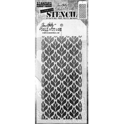 Stampers Anonymous Tim Holtz Stencil - Deco Floral