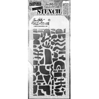 Stampers Anonymous Tim Holtz Stencil - Cutout Shapes 2
