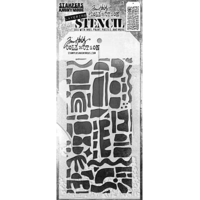 Stampers Anonymous Tim Holtz Stencil - Cutout Shapes 1