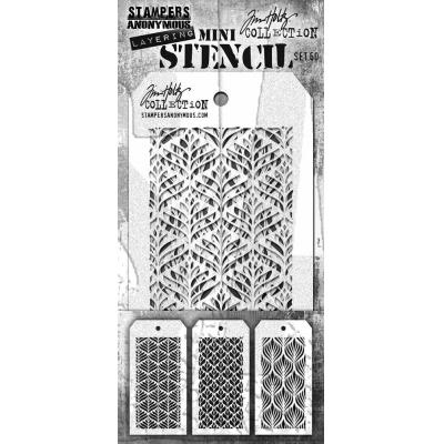 Stampers Anonymous Tim Holtz Mini Stencil Set #60