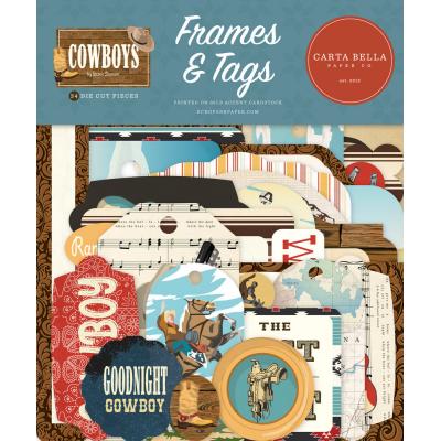 Carta Bella Cowboys - Frames & Tags