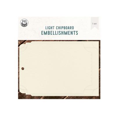 P13 Travel Journal - Light Chipboard Embellishments