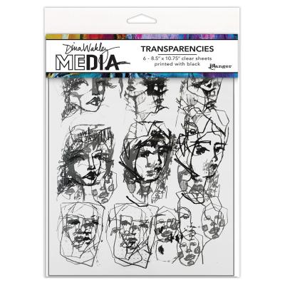 Ranger Dina Wakley MEdia Transparencies - Tinies Set 2