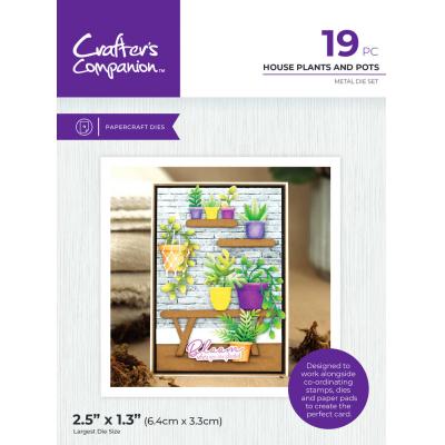 Crafter's Companion Garden Collection Metal Dies - House Plants & Pots