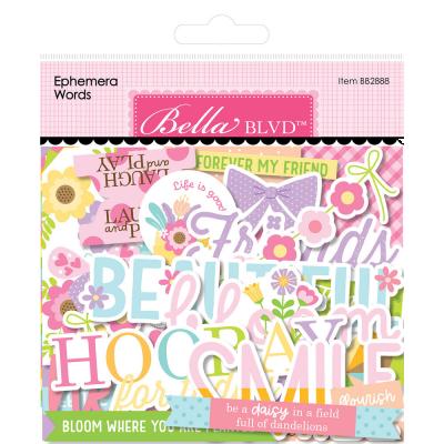 Bella BLVD Just Because - Ephemera Words