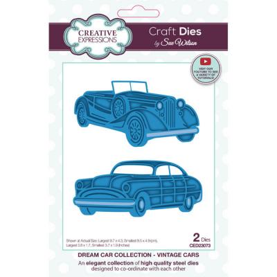 Creative Expressions Sue Wilson Craft Die - Vintage Cars