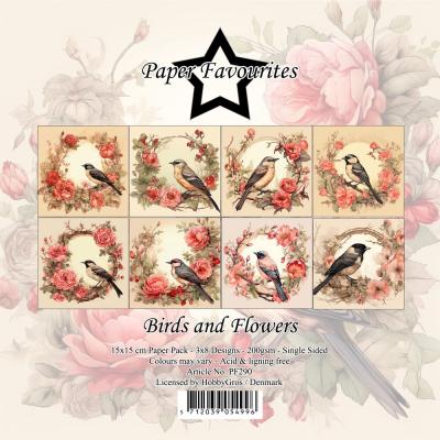 Paper Favourites Paper Pack - Birds and Flowers