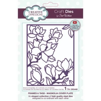 Creative Expressions Sue Wilson Craft Die - Magnolia Cover Plate