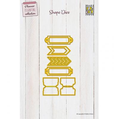 Nellie's Choice Cutting Dies - Tabs & Labels