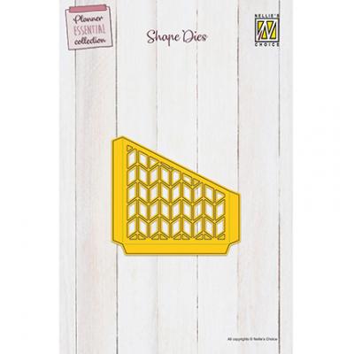 Nellie's Choice Cutting Dies - Corner Pouch Chevron