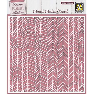 Nellie's Choice Stencil - Chevron