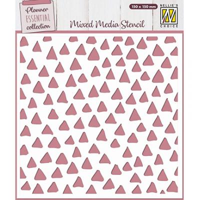 Nellie's Choice Stencil - Triangles