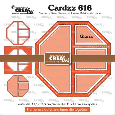 Crealies Cutting Dies - Frame & Inlay Gloria