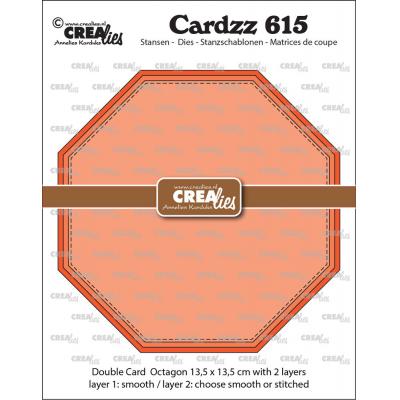 Crealies Cutting Dies - Double Card Octagon