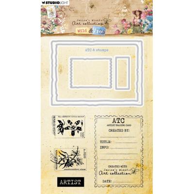 StudioLight Jenine's Mindful Art Collection Wild & Free - ATC & Stamps