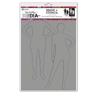 Ranger Dina Wakley Old School Silhouettes