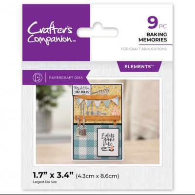 Crafter's Companion Kitchen Mini Collection Metal Die - Baking Memories