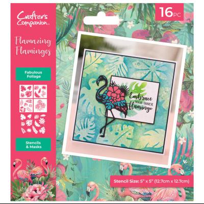 Crafter's Companion Flamazing Flamingos - Fabulous Foilage